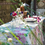 Thumbnail: LA VIE EN ROSE Linen Table Runner - La Girafe Bleue & Tessitura Toscana Telerie