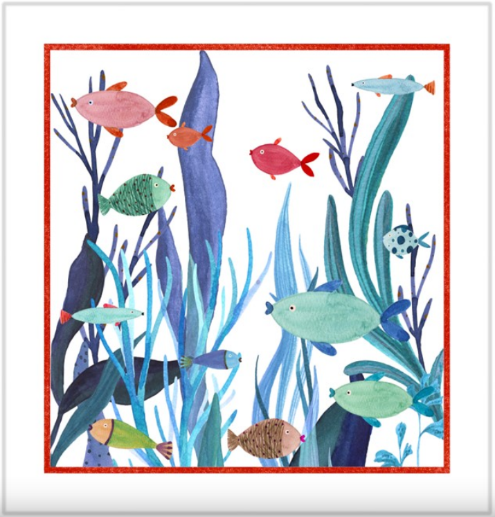 Thumbnail: ALTOMARE Cotton Napkins4Dinner - La Girafe Bleue and Tessitura Toscana Telerie