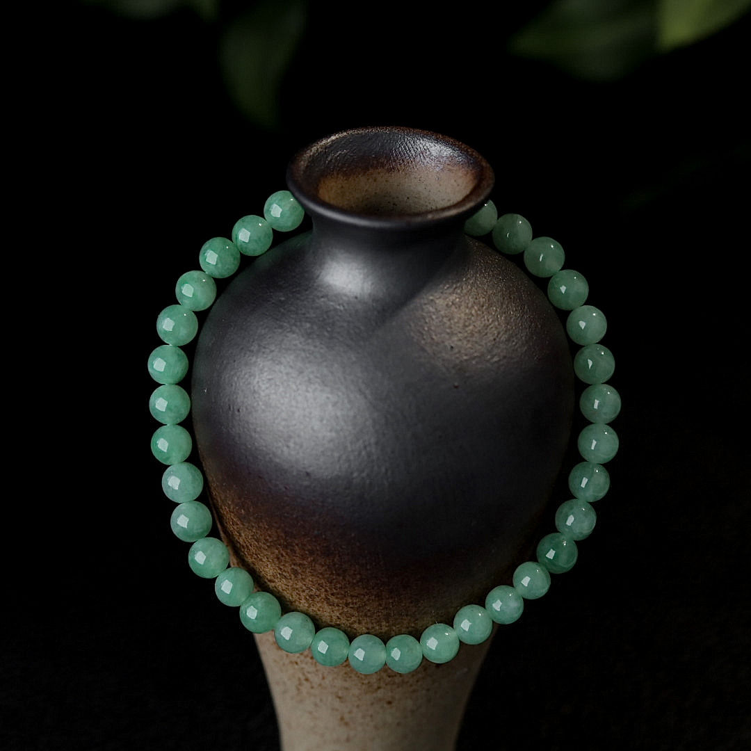Chuỗi ngọc Myanmar Jadeite A