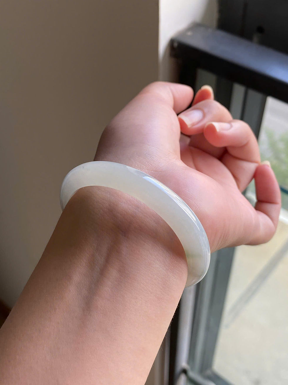 Hình thu nhỏ: Vòng ngọc Myanmar jadeite A ni 50-51
