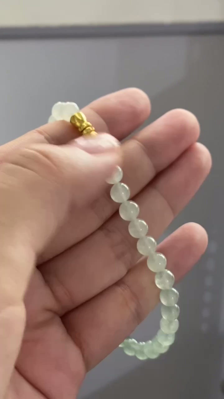 Hình thu nhỏ: Chuỗi hạt ngọc Jadeite A