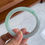 Hình thu nhỏ: Vòng ngọc Myanmar jadeite A ni 55