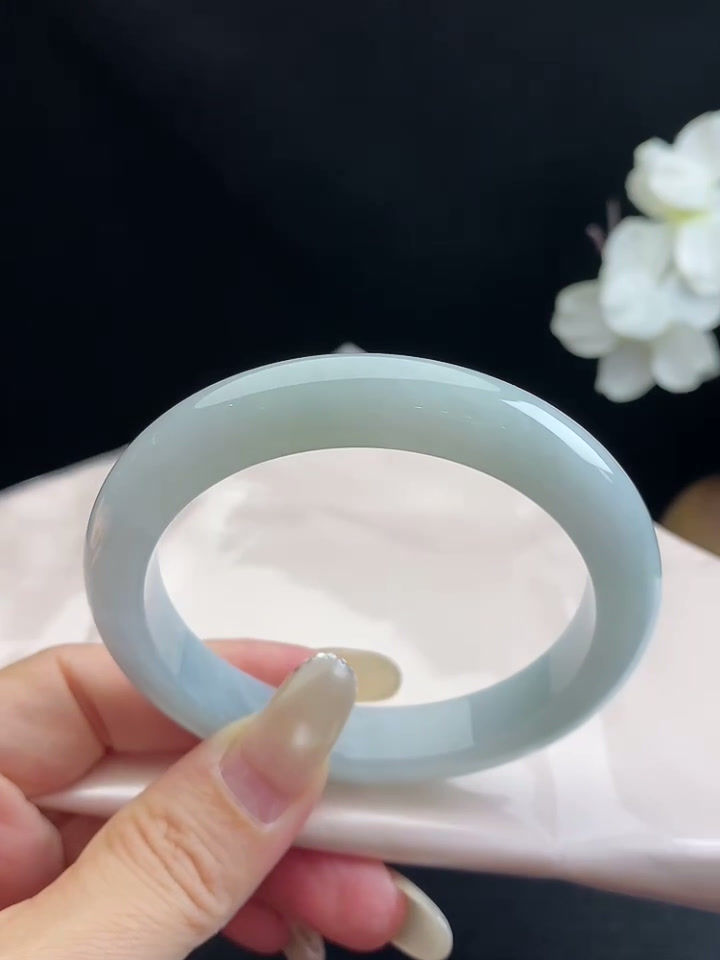 Hình thu nhỏ: Vòng ngọc Myanmar jadeite A ni 57.6