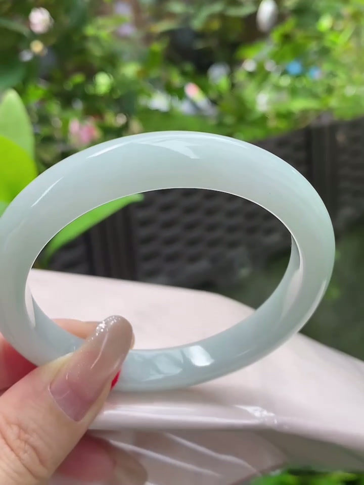 Hình thu nhỏ: Vòng ngọc Myanmar jadeite A ni 58.9
