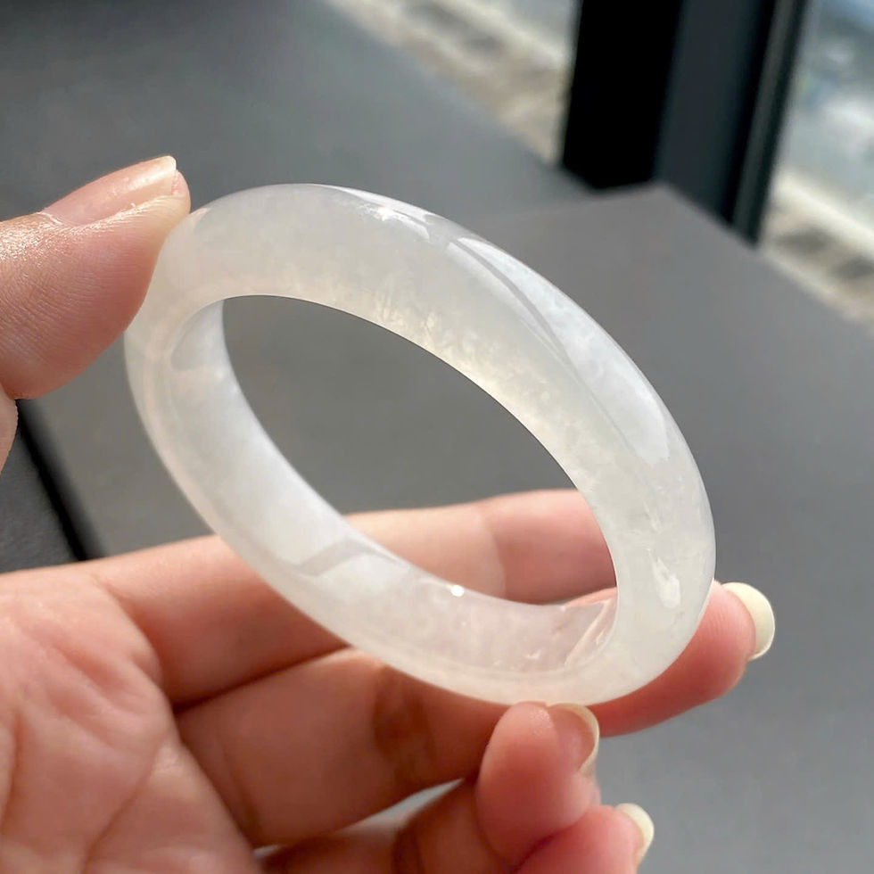 Hình thu nhỏ: Vòng ngọc Myanmar jadeite A ni 50