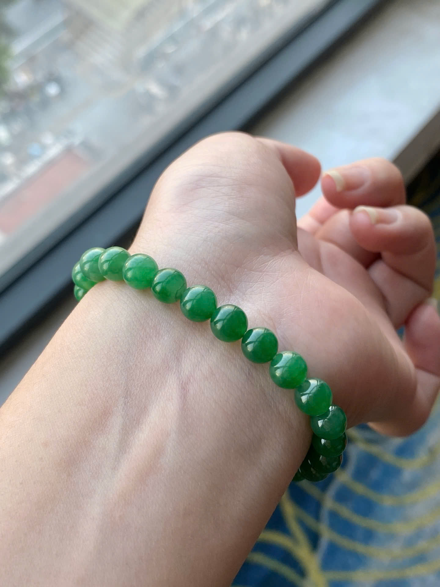 Chuỗi ngọc Myanmar jadeite A