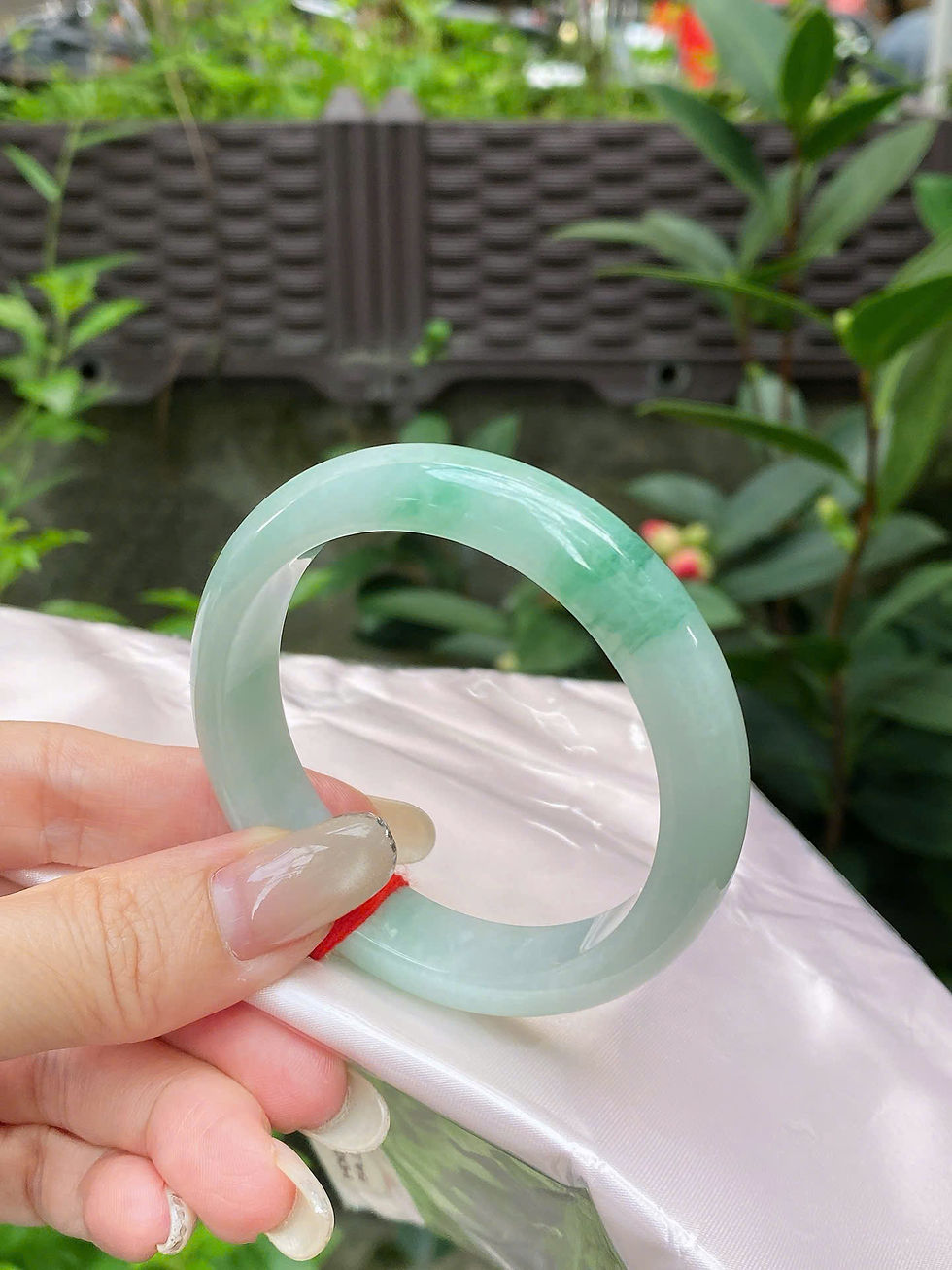 Hình thu nhỏ: Vòng ngọc Myanmar jadeite A ni 54.3