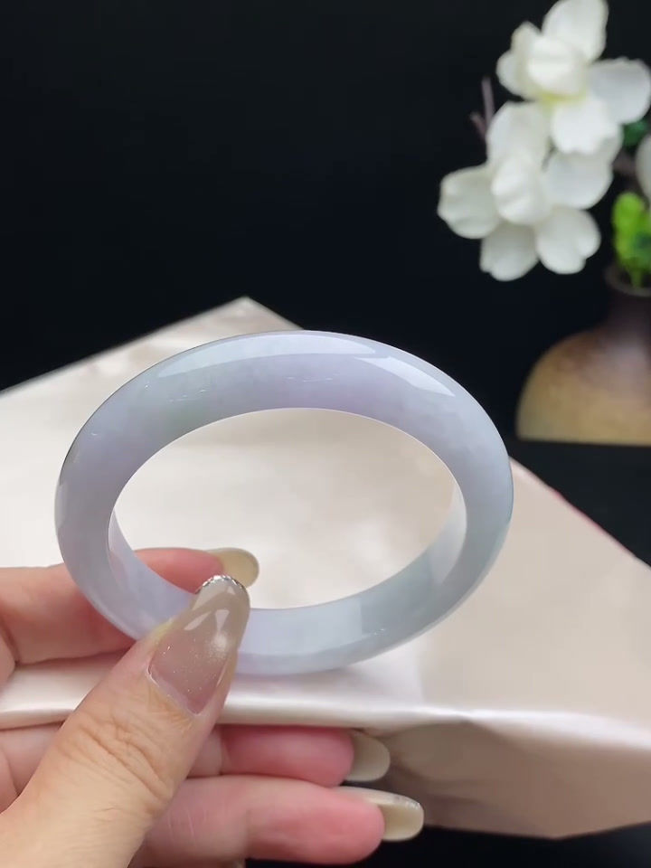 Hình thu nhỏ: Vòng ngọc Myanmar jadeite A ni 54.5