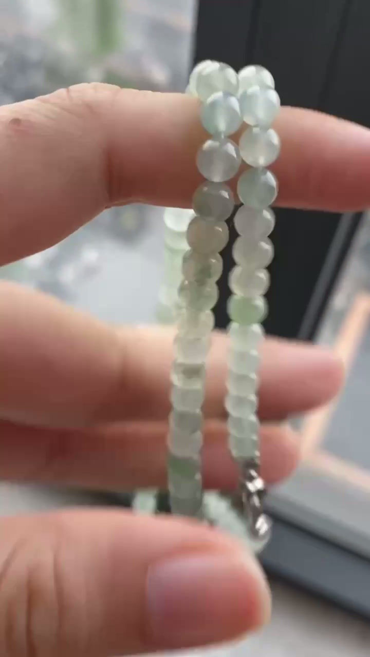 Hình thu nhỏ: Chuỗi hạt ngọc Jadeite A