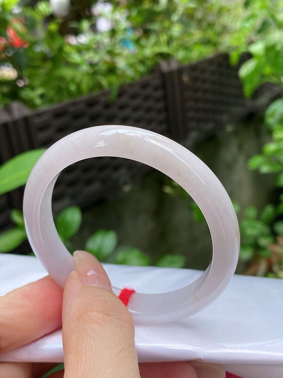 Hình thu nhỏ: Vòng ngọc Myanmar jadeite A ni 53.5