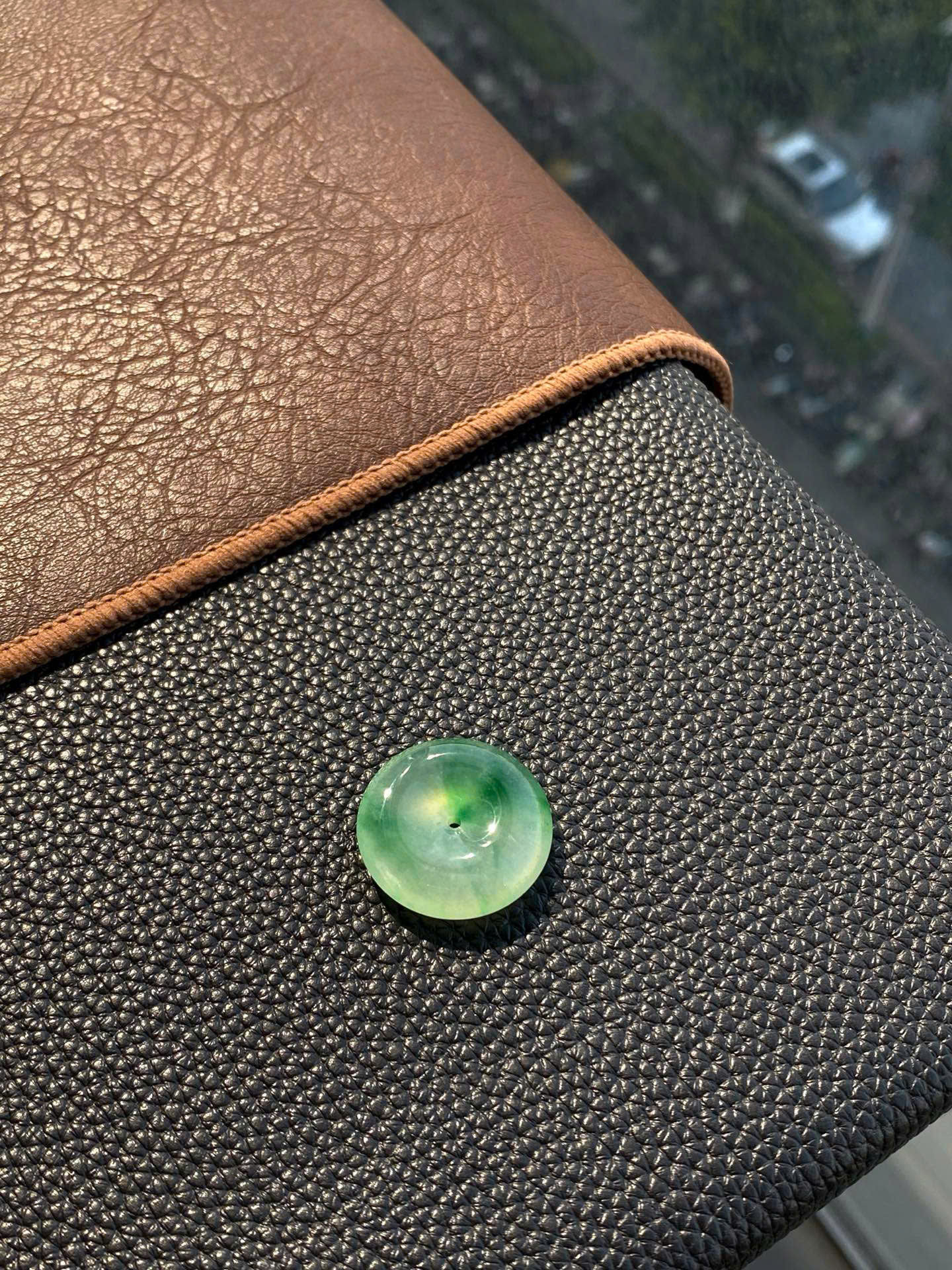 Mặt dây chuyền Đồng bình an ngọc Jadeite A