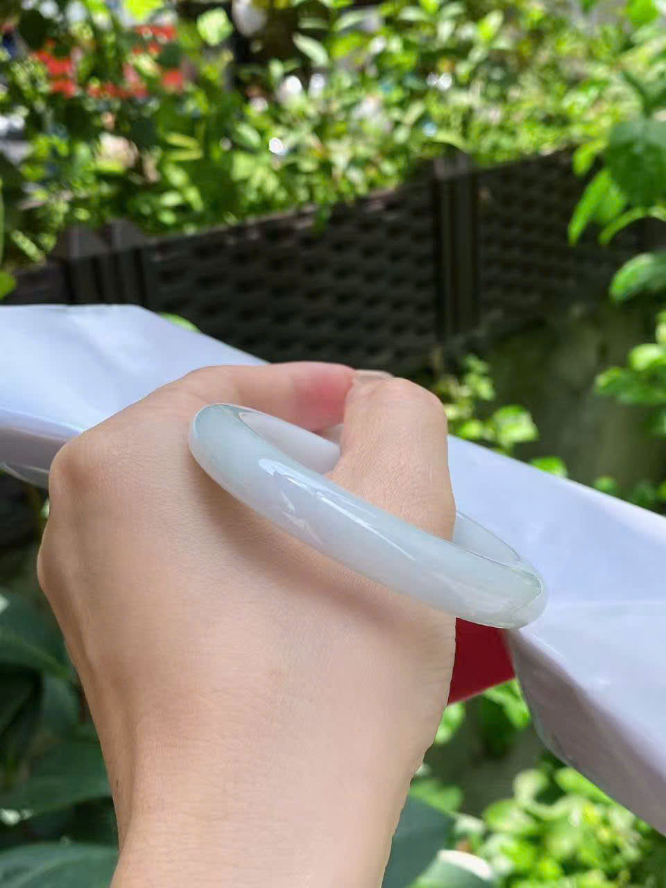 Hình thu nhỏ: Vòng ngọc Myanmar jadeite A ni 52