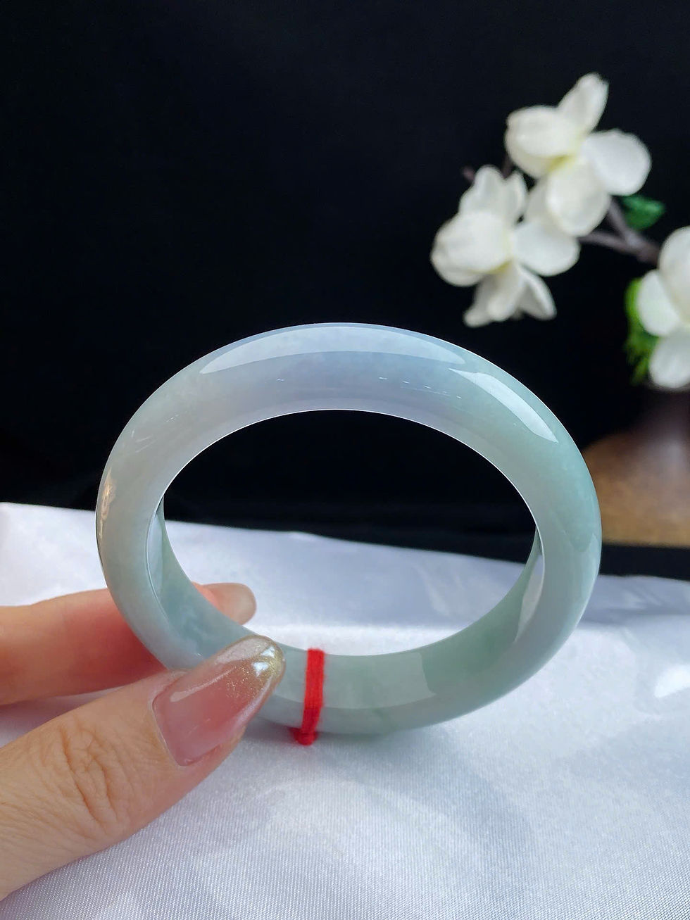 Hình thu nhỏ: Vòng ngọc Myanmar jadeite A ni 56.6