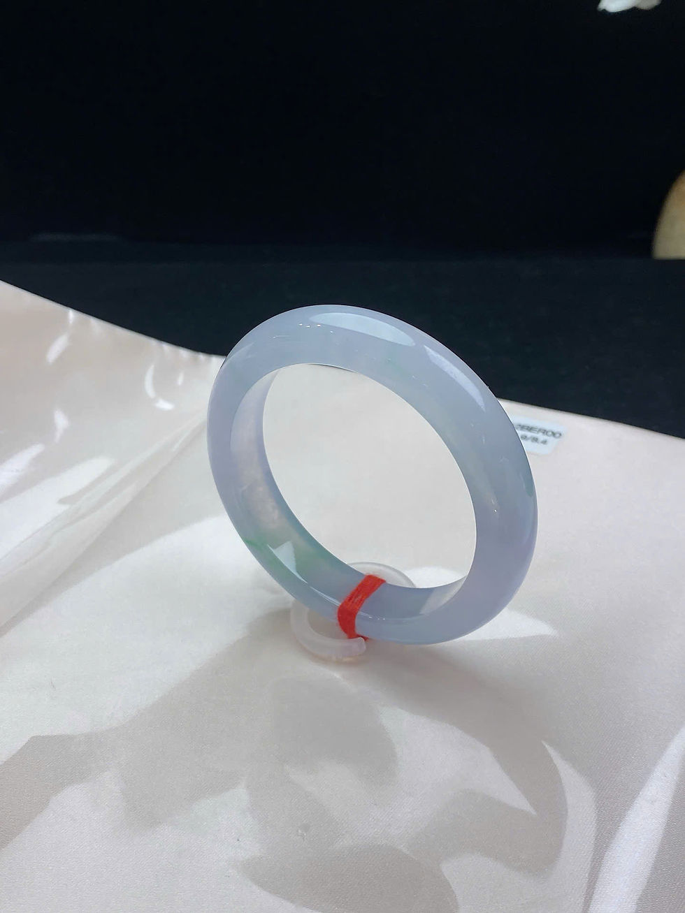 Hình thu nhỏ: Vòng ngọc Myanmar jadeite A ni 50.8