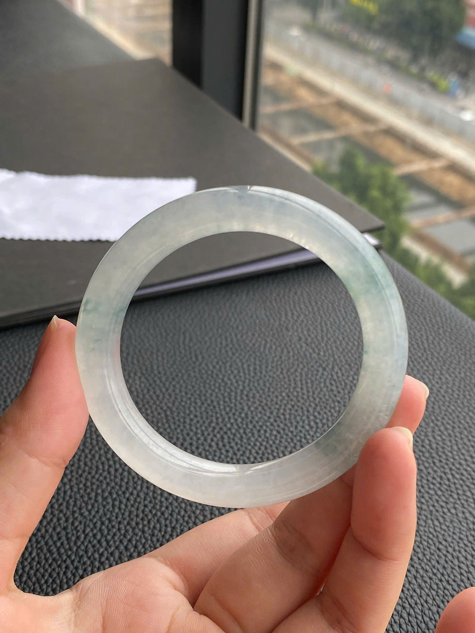 Hình thu nhỏ: Vòng ngọc Myanmar jadeite A ni 50.3