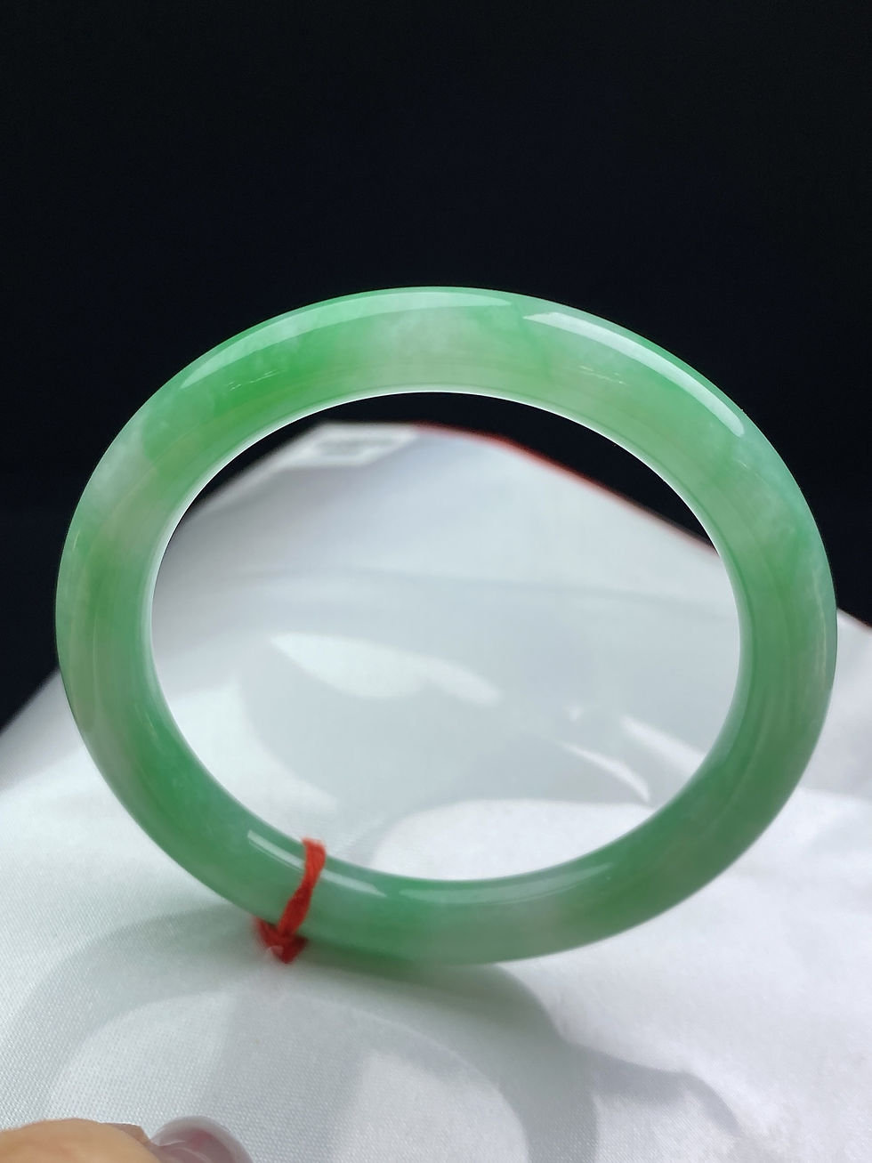 Hình thu nhỏ: Vòng ngọc Myanmar jadeite A ni 50