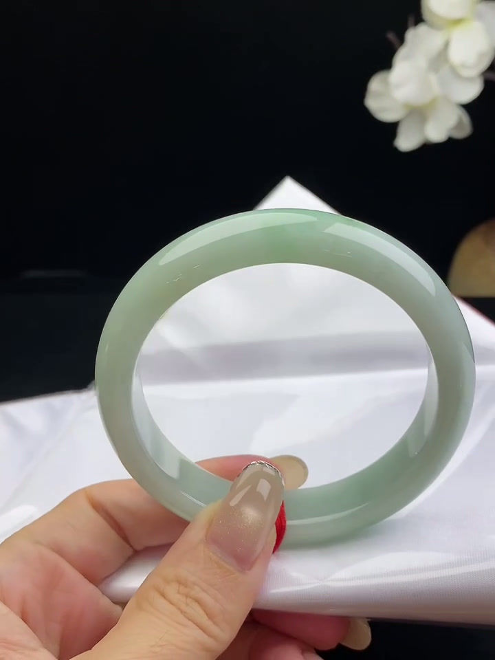 Hình thu nhỏ: Vòng ngọc Myanmar jadeite A ni 58.8