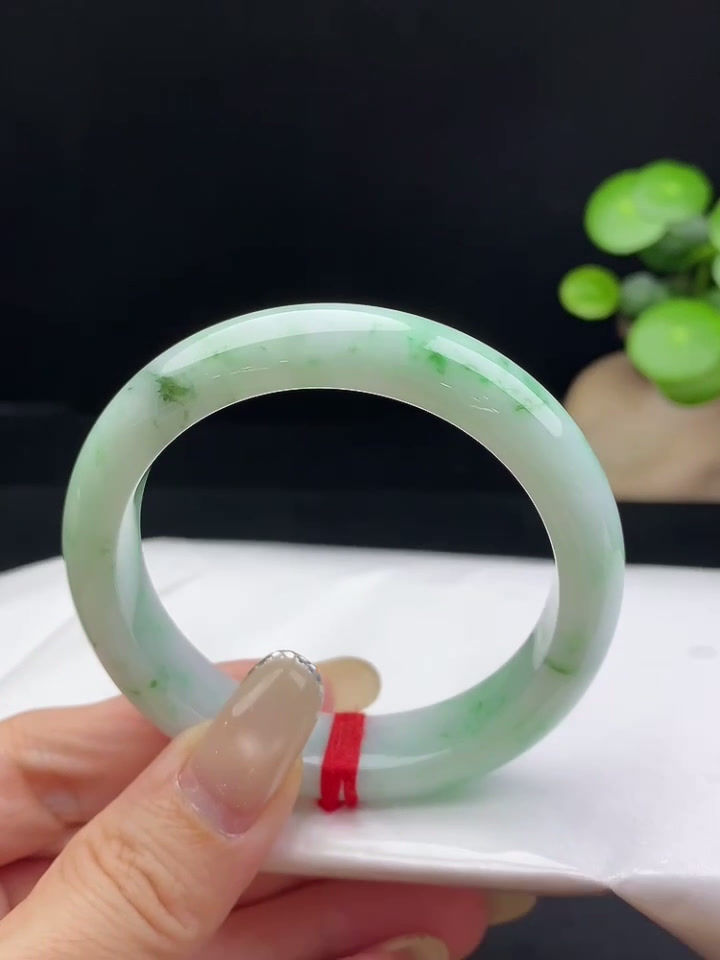 Hình thu nhỏ: Vòng ngọc Myanmar jadeite A ni 53