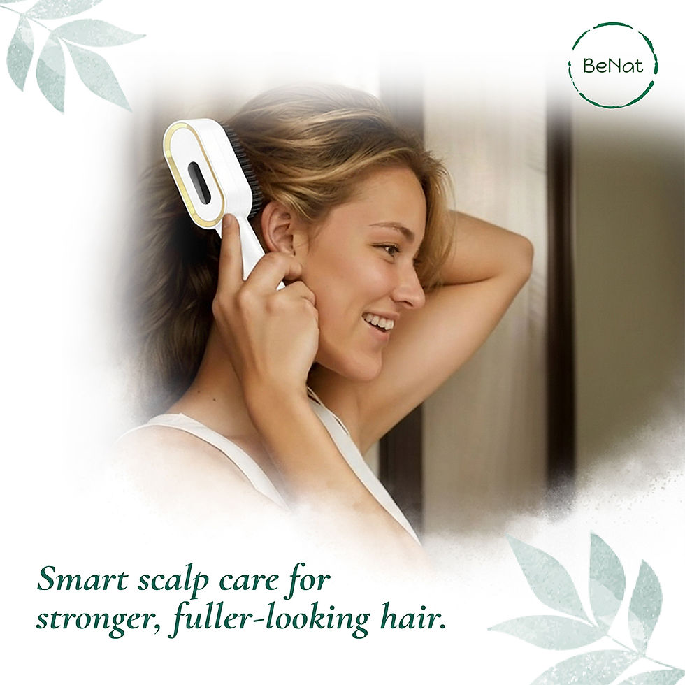 Thumbnail: Multi-Functional 3-in-1 Scalp Massager and Oil Applicator Brush