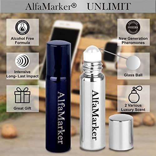 Thumbnail: Unlimit Pheromone Cologne for Men Men`s Pheromone Oil Perfume Set 2x5 ml
