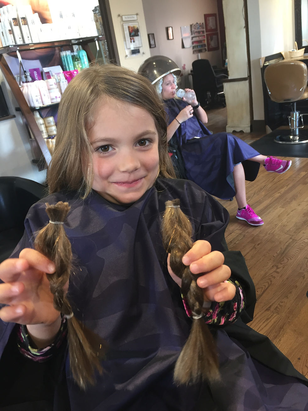 Donating hair