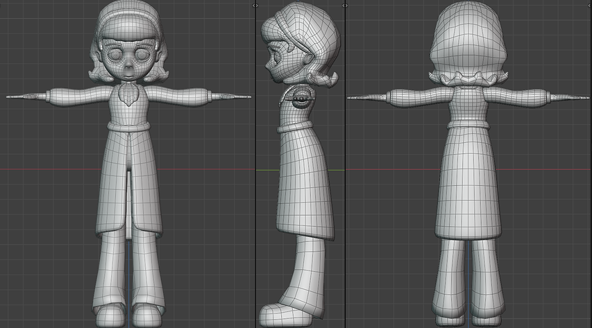 9. Final retopologized look of the character.png