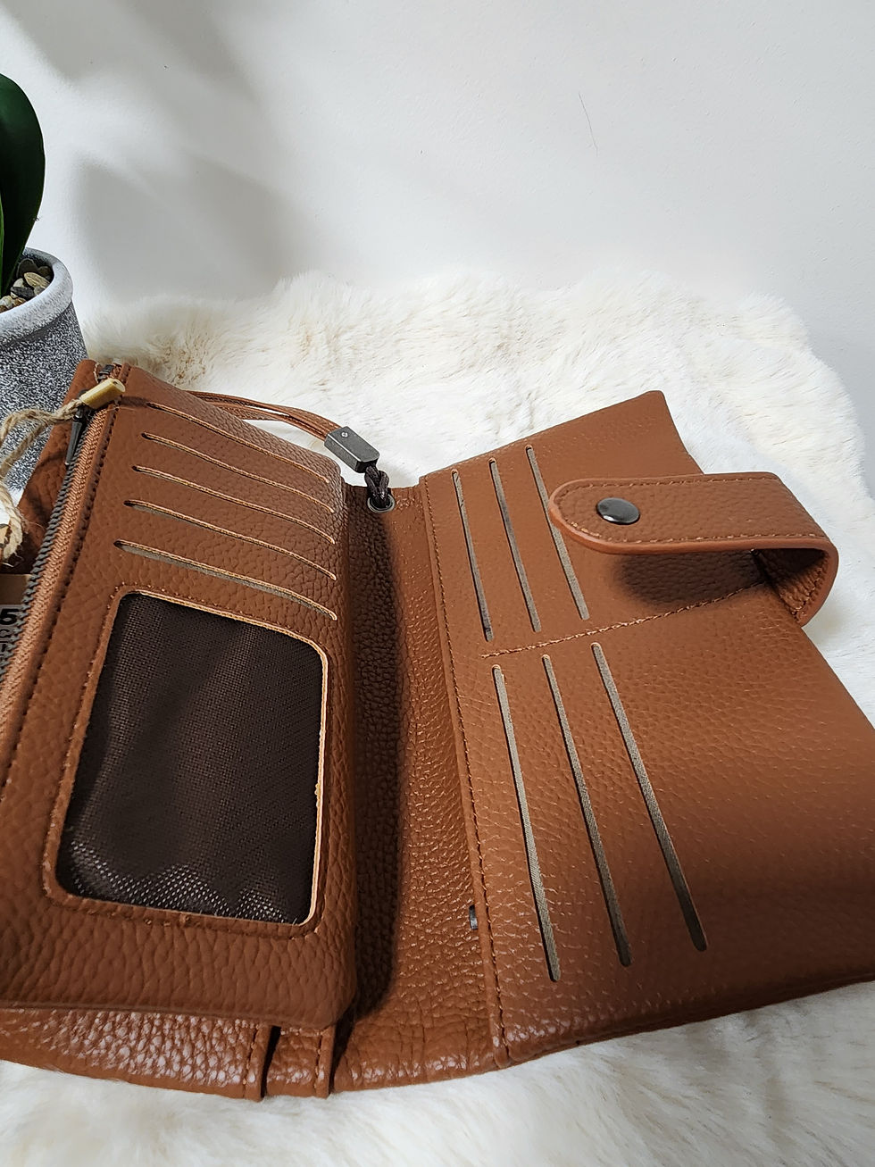 Miniature : Portefeuille compagnon Mandoline Camel