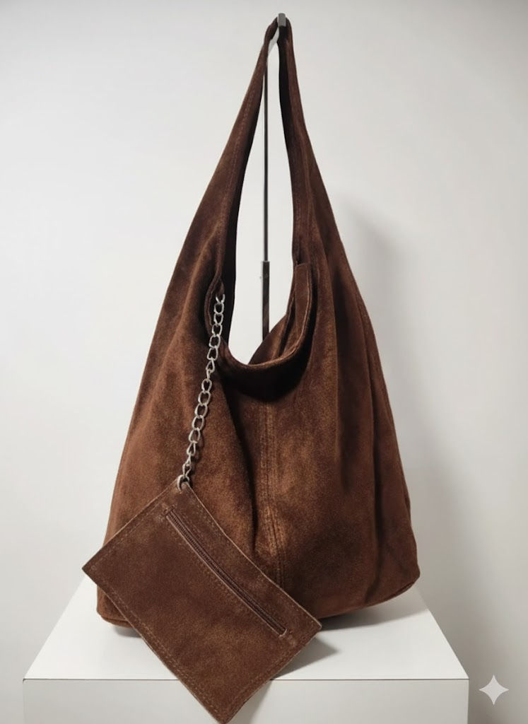 Sac besace 100% Cuir Marron