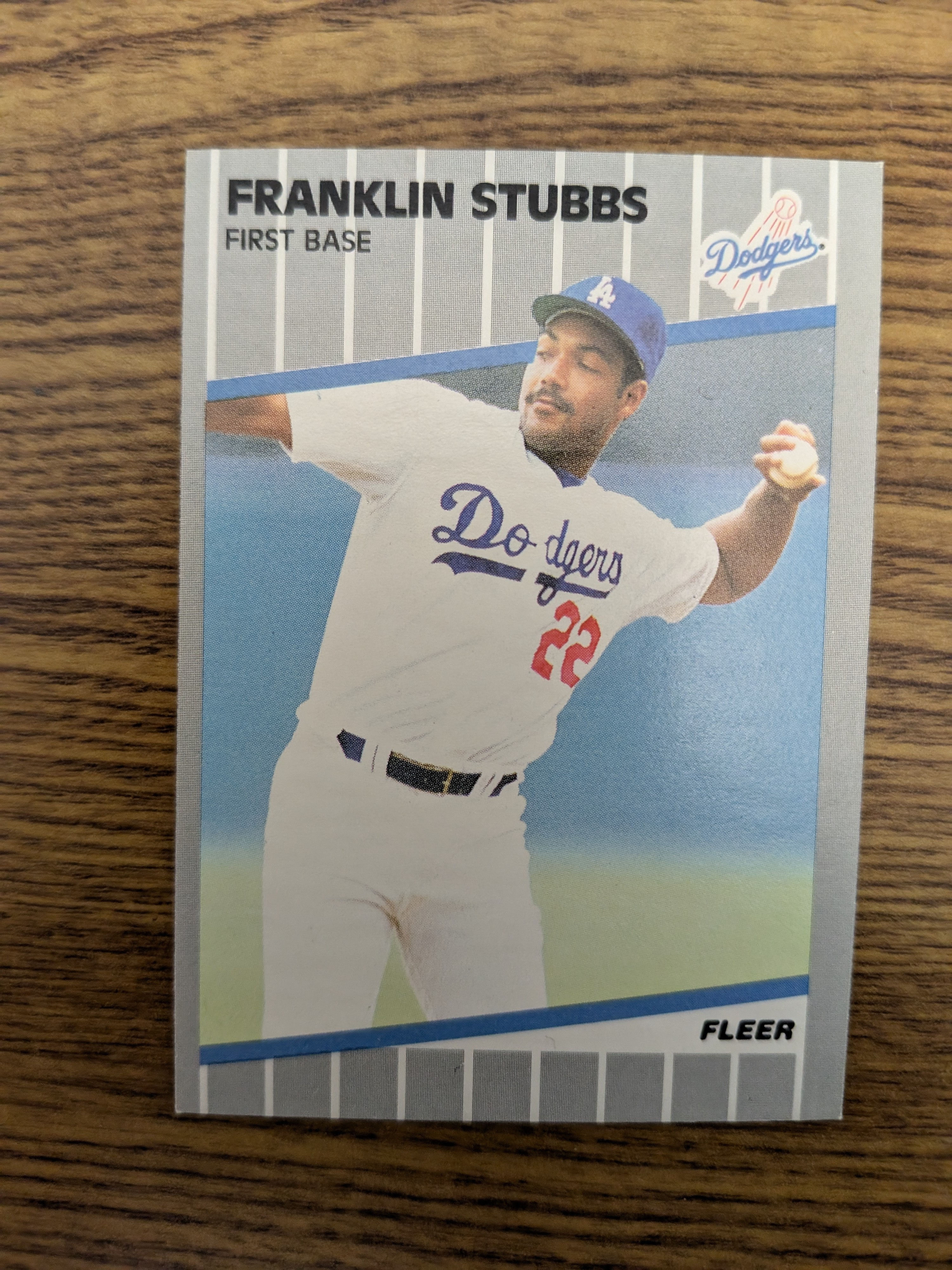 Fleer 1989 Franklin Stubbs