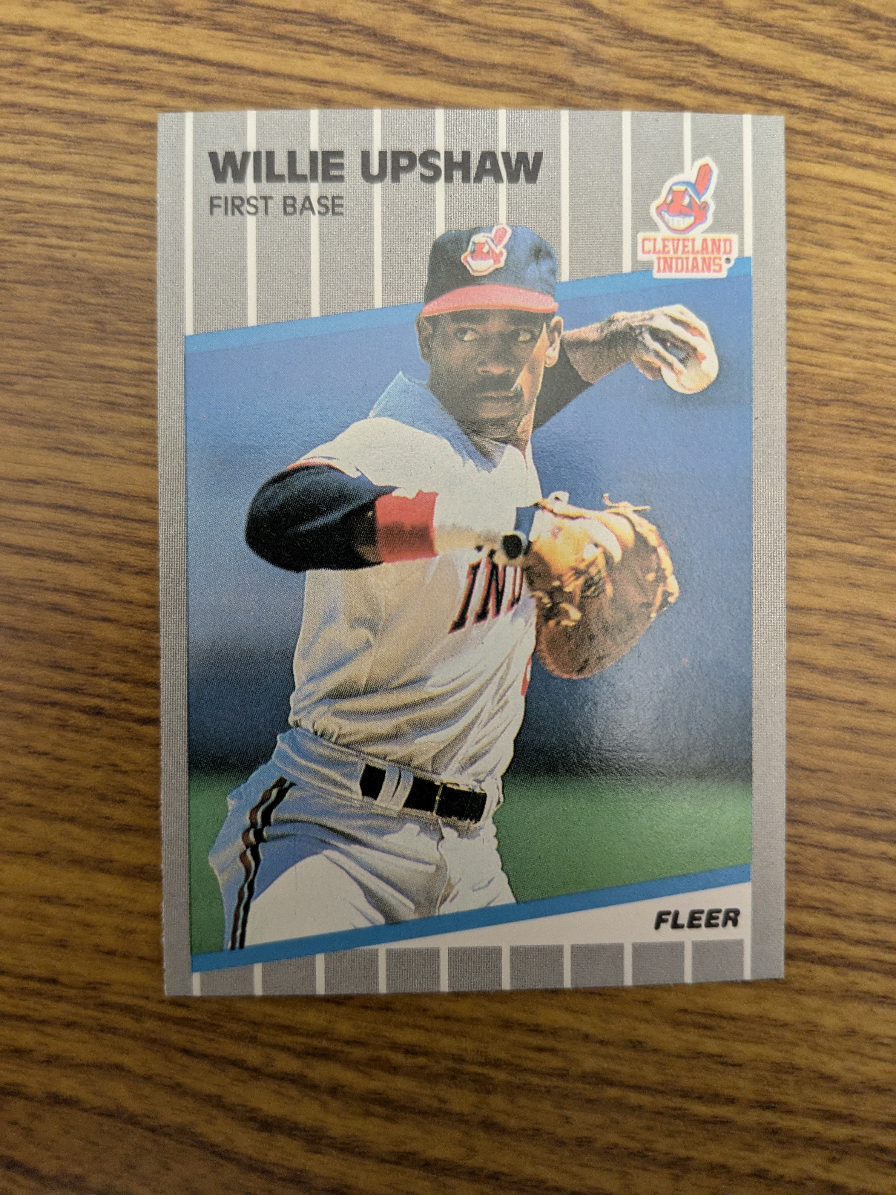 Fleer 1989 Willie Upshaw