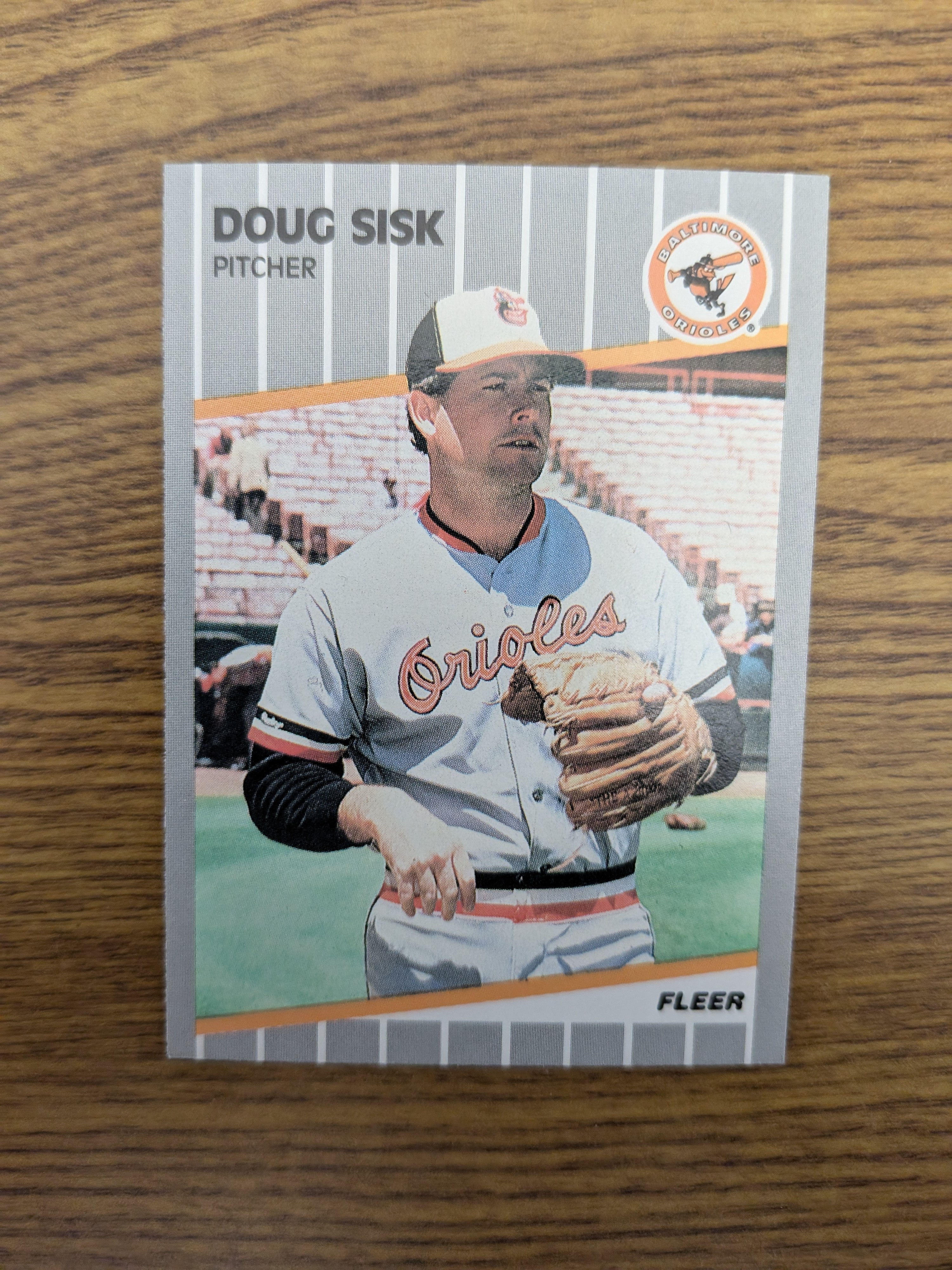 Fleer 1989 Doug Sisk