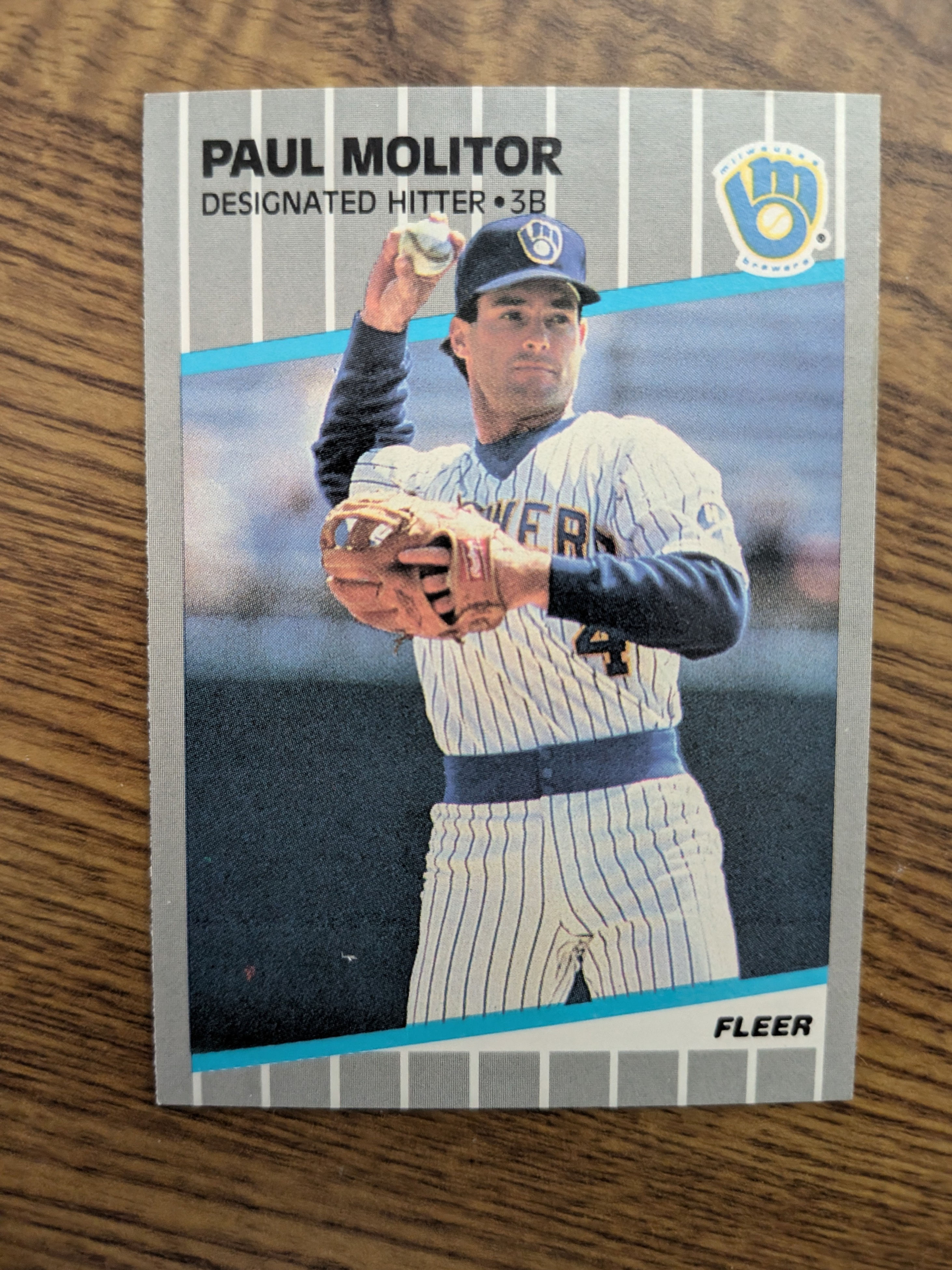 Fleer 1989 Paul Molitor