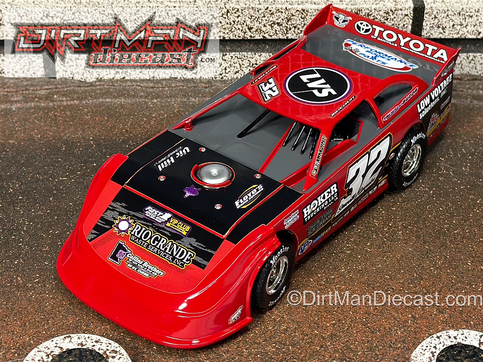 ADC Diecast 2024 Bobby Pierce Jr. 1:24, 1:64 scale. profile, DirtMan Diecast
