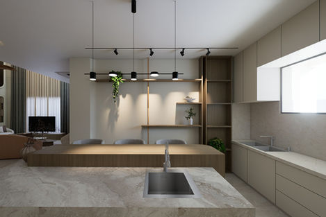 Kitchen Island View