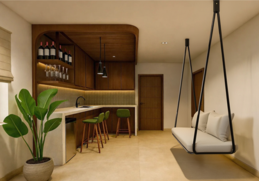 Bar Counter View