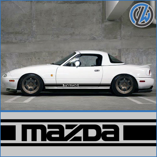 Thumbnail: Mazda MX-5 'Mazda' style side stripes