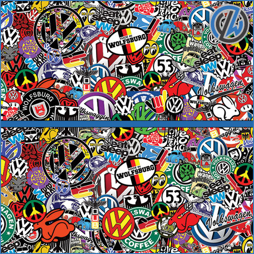 Thumbnail: VW Love XL Sticker Bomb Wrap Kit