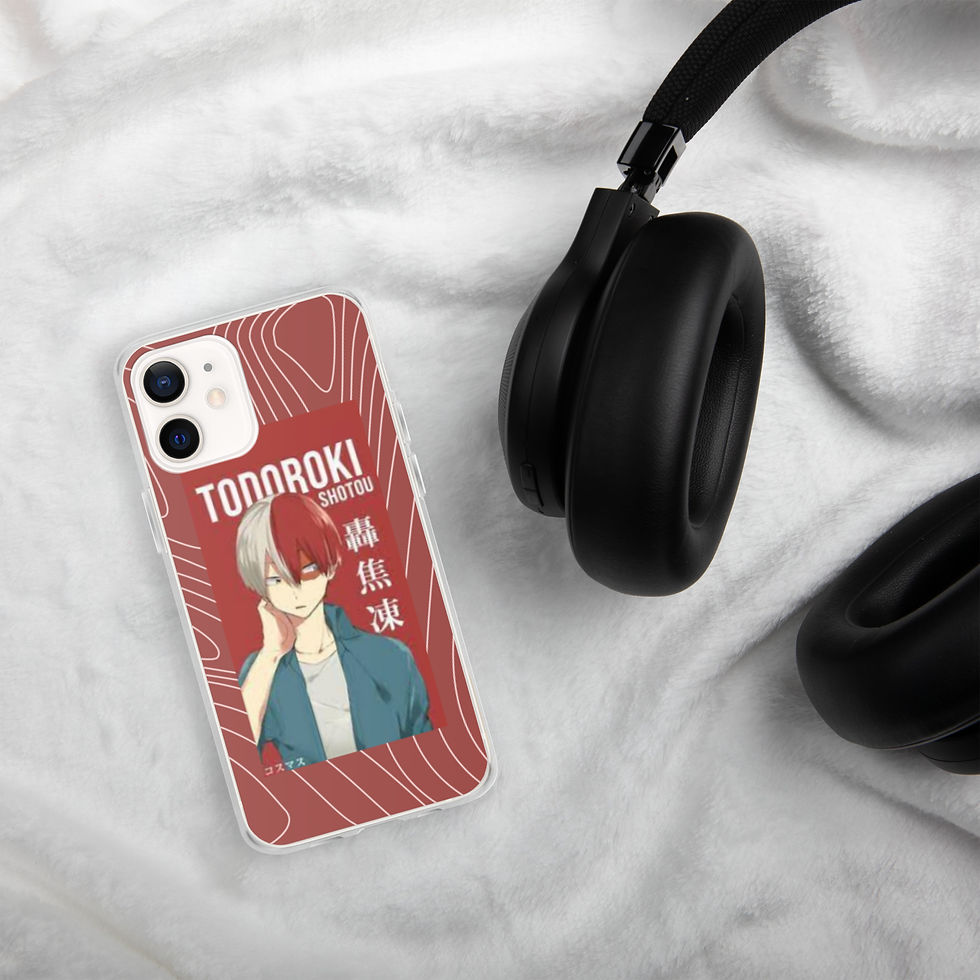 Thumbnail: todoroki themed my hero academia iPhone case