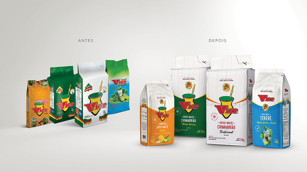 Erva-mate Vier: Novas Embalagens