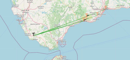 Captaciones Malagueñas desde Vejer de la Frontera - 3/12/2022
