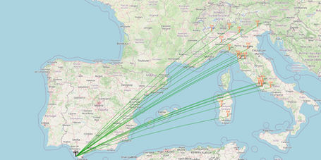 Captaciones italianas desde Zahara de los Atunes -20/6/2026