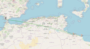 Captaciones procedentes de Libia desde la Barca de Vejer - 31/5/2026