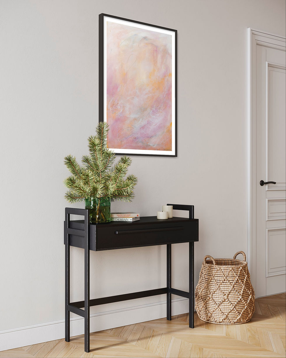 Thumbnail: original abstract art A Touch of Heaven painting by Jade Breanne Collective