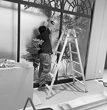いさむの丁寧な施工作業