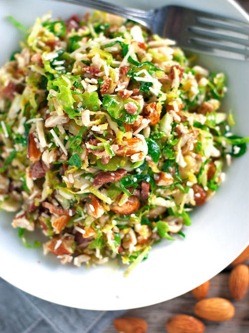 Brussels Sprouts & Bacon Salad