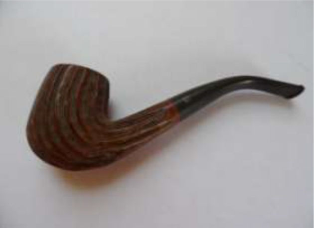 Whitehall ‘Suffolk’ Bent Briar Tobacco Smoking Pipe Italy