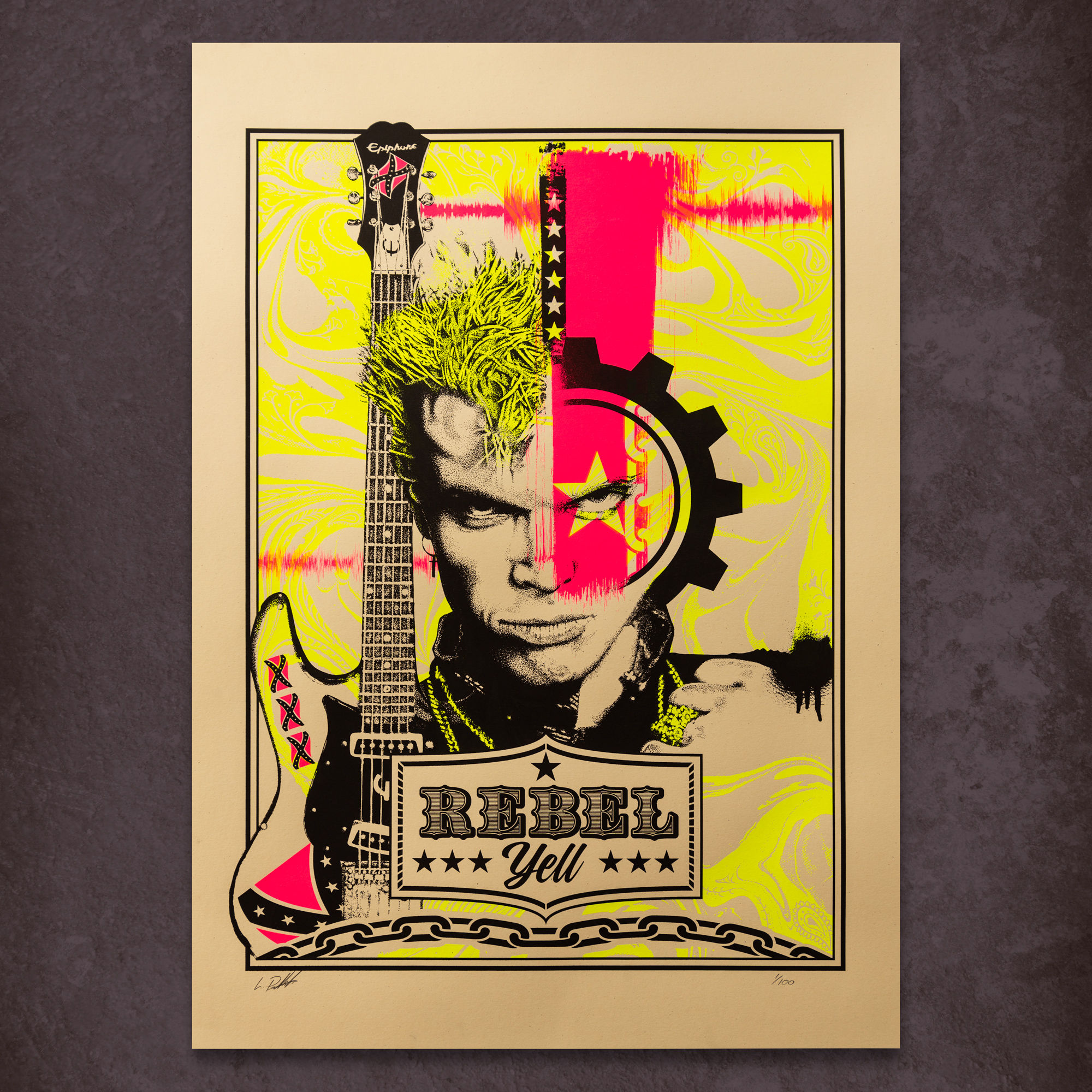 Rebel Yell- Billy Idol tribute poster