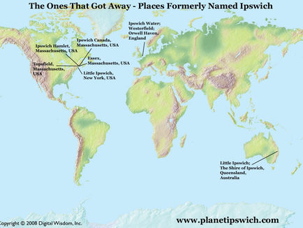 The Ones That Got Away - Places Formerly Called Ipswich