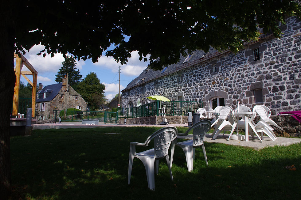Le gîte en été