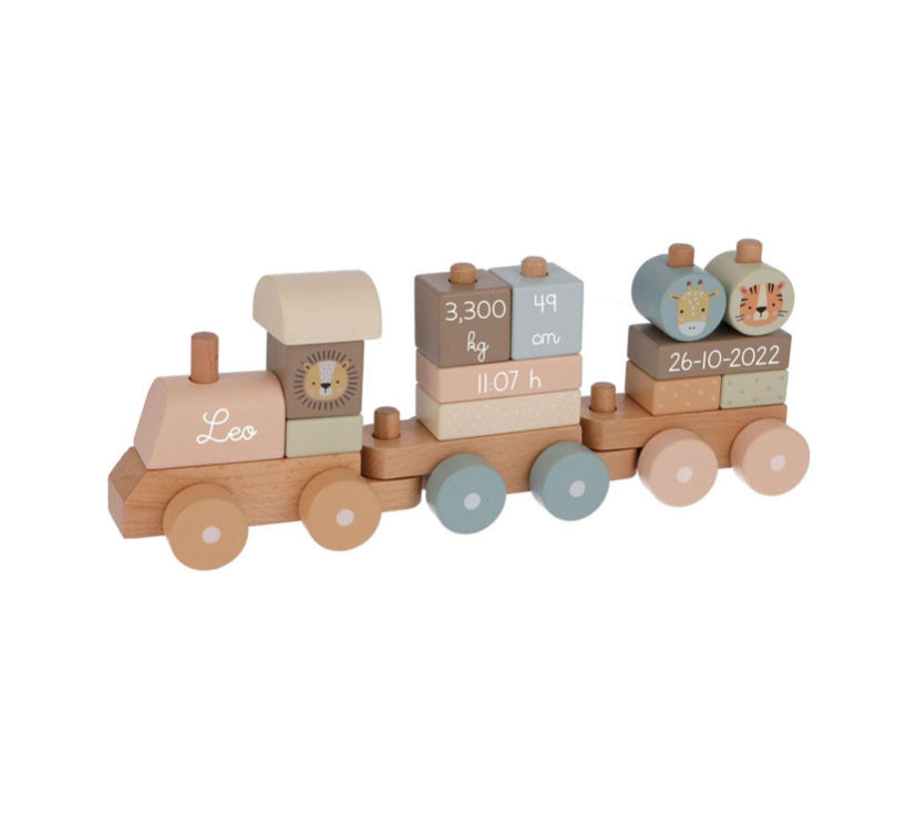 Miniatura: Trenino in legno personalizzabile
